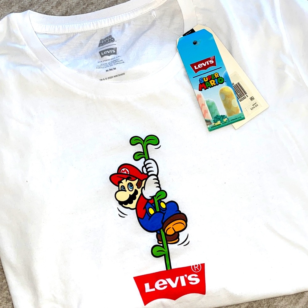 Levis x Super Mario T Shirt